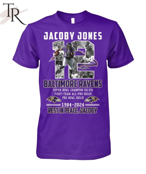 Jacoby Jones Baltimore Ravens 1984-2024 Rest In Peace, Jacoby T-Shirt