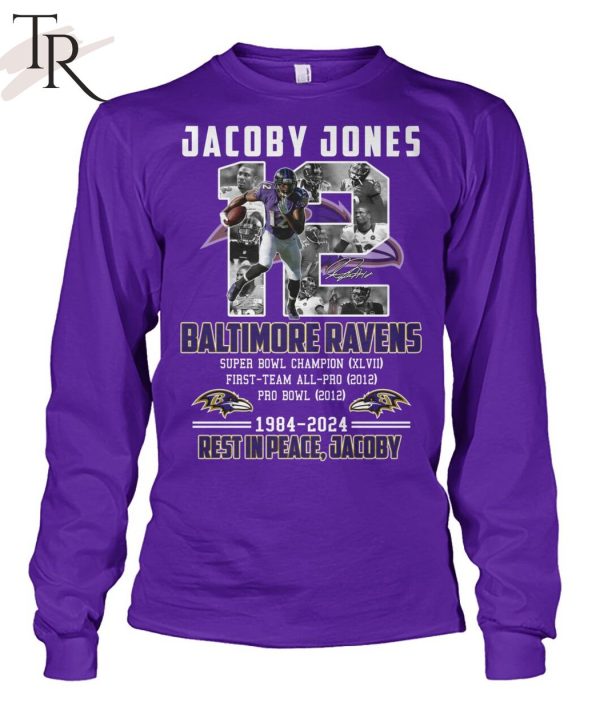 Jacoby Jones Baltimore Ravens 1984-2024 Rest In Peace, Jacoby T-Shirt