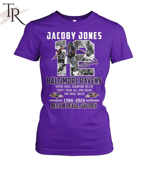 Jacoby Jones Baltimore Ravens 1984-2024 Rest In Peace, Jacoby T-Shirt