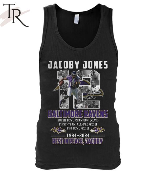 Jacoby Jones Baltimore Ravens 1984-2024 Rest In Peace, Jacoby T-Shirt