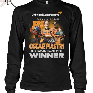 Oscar Piastri Hungarian Grand Prix Winner T-Shirt