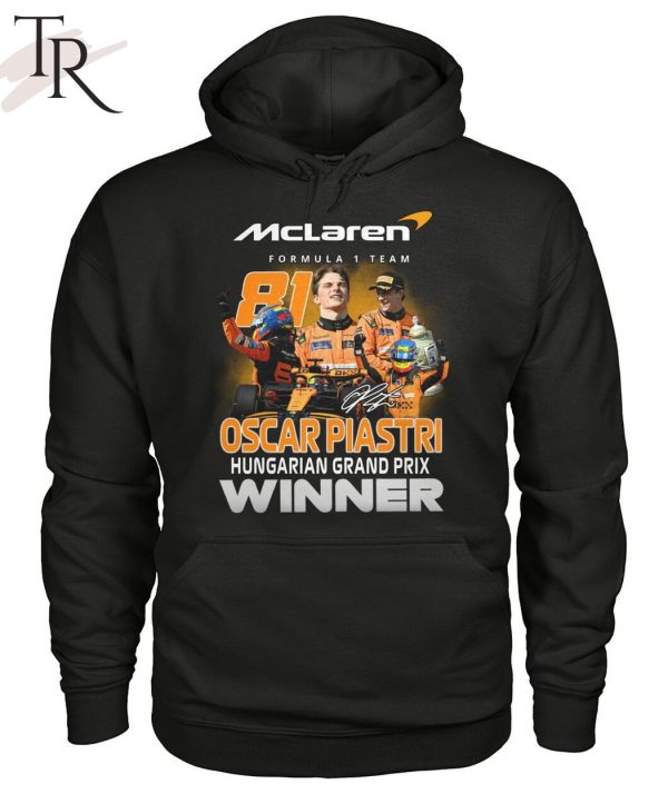 Oscar Piastri Hungarian Grand Prix Winner T-Shirt