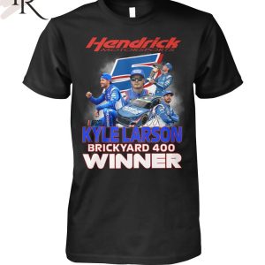 Hendrick Motorsports Kyle Larson Brickyard 400 Winner T-Shirt