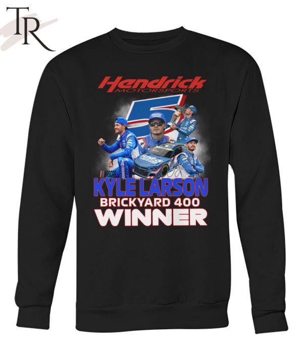 Hendrick Motorsports Kyle Larson Brickyard 400 Winner T-Shirt