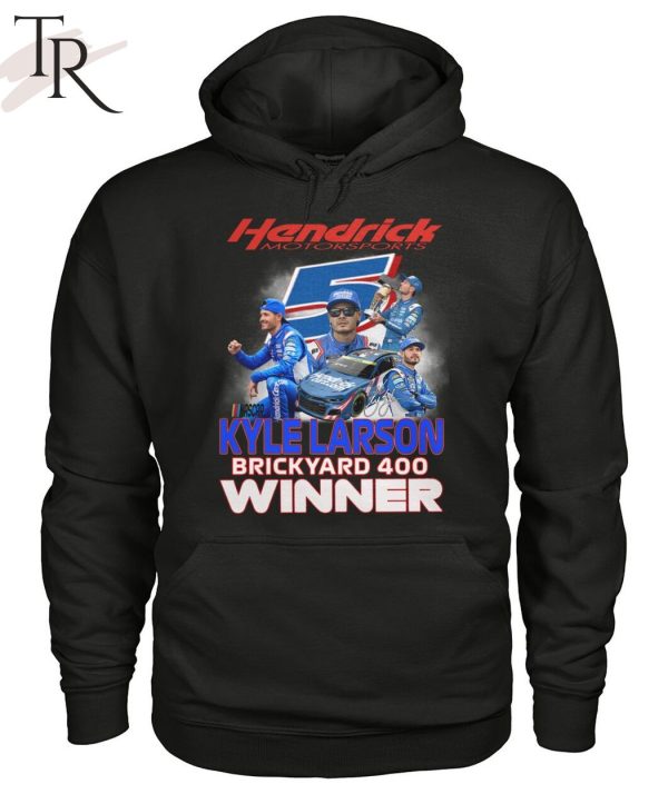 Hendrick Motorsports Kyle Larson Brickyard 400 Winner T-Shirt