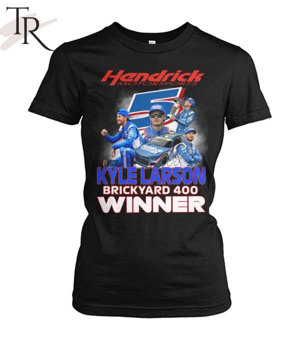 Hendrick Motorsports Kyle Larson Brickyard 400 Winner T-Shirt