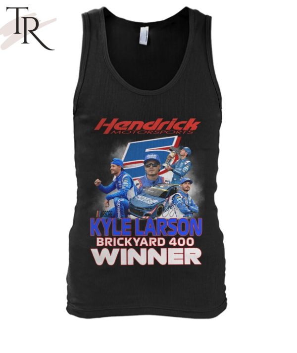 Hendrick Motorsports Kyle Larson Brickyard 400 Winner T-Shirt