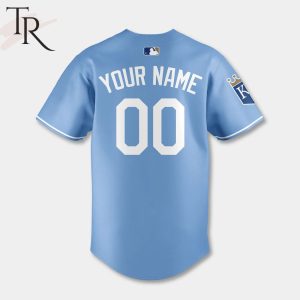Kansas City Royals Light Blue Alternate Custom Jersey