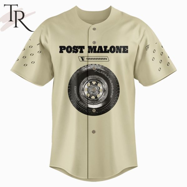 Post Malone 2024 The F-1 Trillion Tour Baseball Jersey