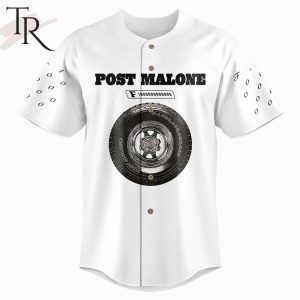 Post Malone 2024 The F-1 Trillion Tour Baseball Jersey – White
