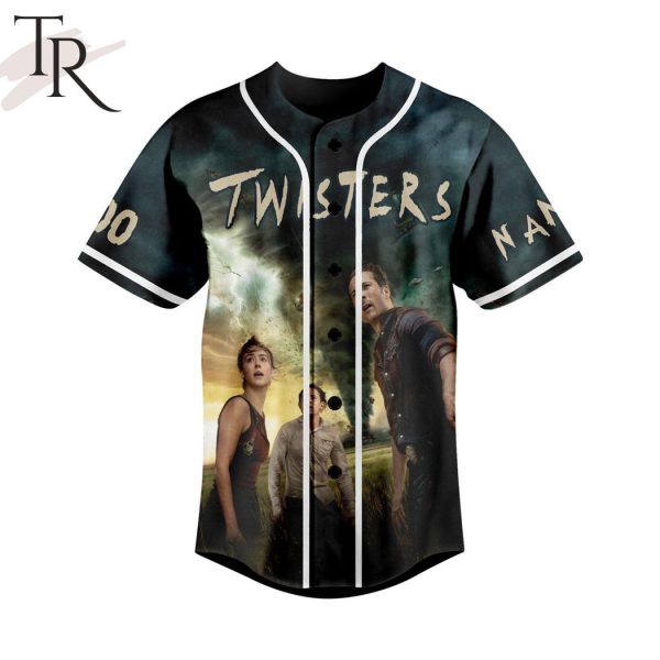 Twisters Not My First Tornadeo Custom Baseball Jersey