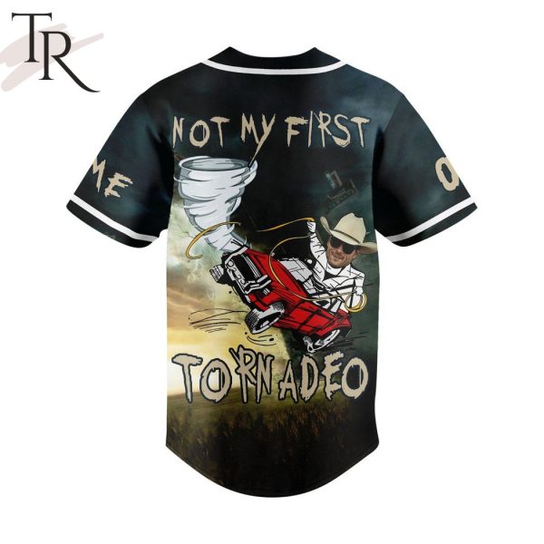 Twisters Not My First Tornadeo Custom Baseball Jersey