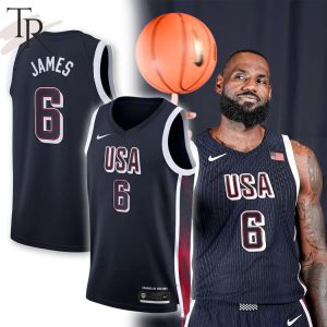 USA Basketball 2024 Swingman Custom Navy Jersey