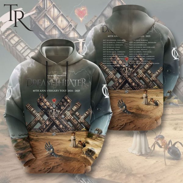 An Evening With Dream Theater 40th Anniversary Tour 2024-2025 Hoodie