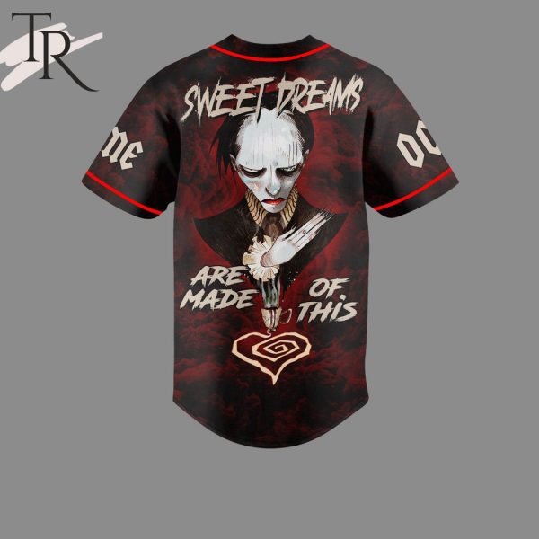 Marilyn Manson Sweet Dreams Are Made Of This Custom Baseball Jersey