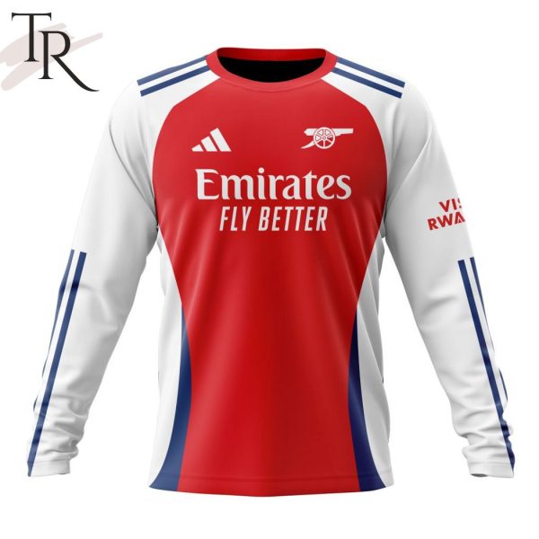 EPL Arsenal F.C Personalized Home Kits 2024-2025 Hoodie