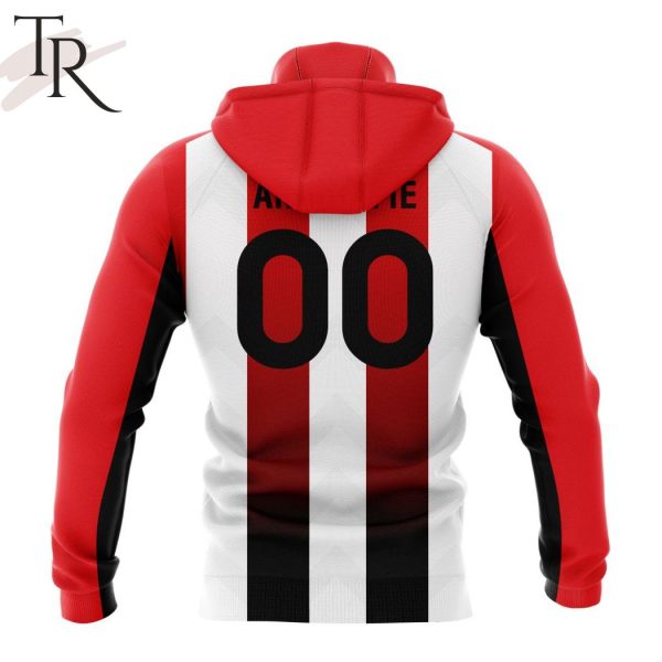 EPL Bentford F.C Personalized Home Kits 2024-2025 Hoodie