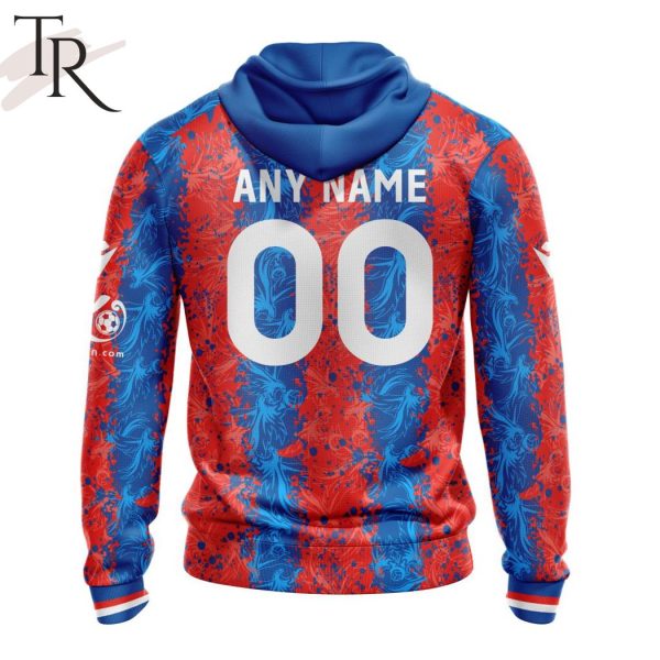 EPL Crystal Palace F.C Personalized Home Kits 2024-2025 Hoodie