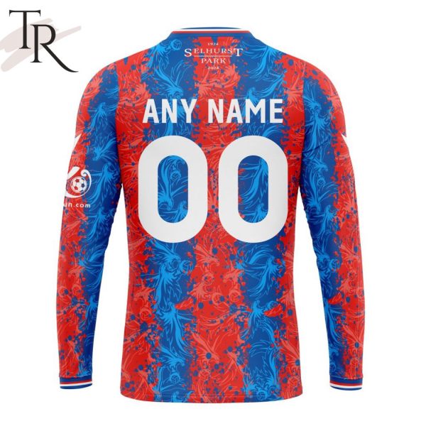 EPL Crystal Palace F.C Personalized Home Kits 2024-2025 Hoodie