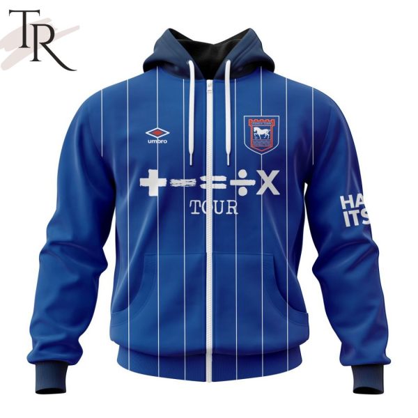 EPL Ipswich Town F.C Personalized Home Kits 2024-2025 Hoodie