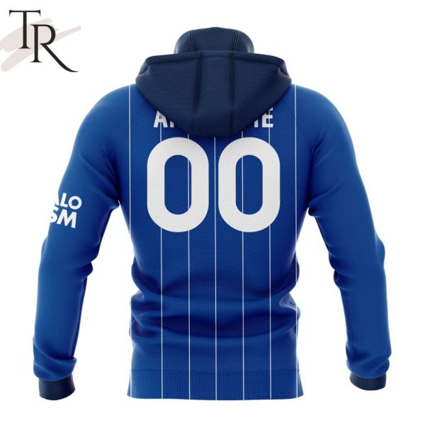 EPL Ipswich Town F.C Personalized Home Kits 2024-2025 Hoodie