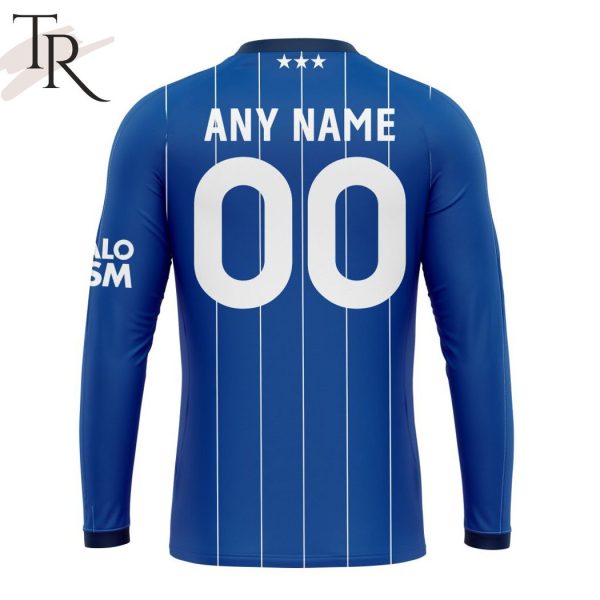 EPL Ipswich Town F.C Personalized Home Kits 2024-2025 Hoodie