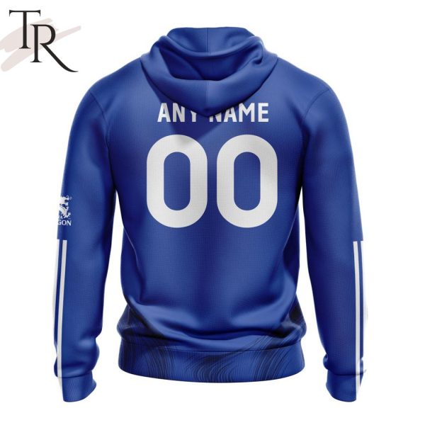 EPL Leicester City F.C Personalized Home Kits 2024-2025 Hoodie