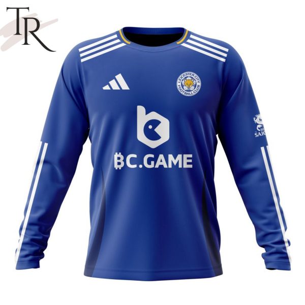 EPL Leicester City F.C Personalized Home Kits 2024-2025 Hoodie