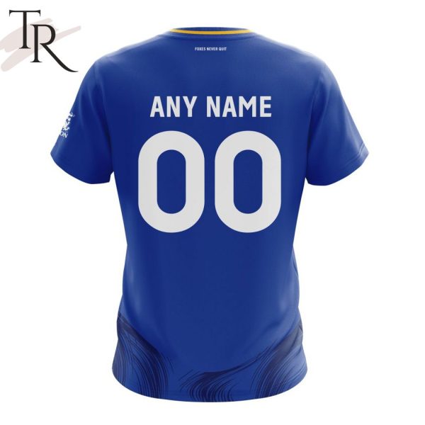 EPL Leicester City F.C Personalized Home Kits 2024-2025 Hoodie