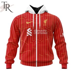 EPL Liverpool F.C Personalized Home Kits 2024-2025 Hoodie