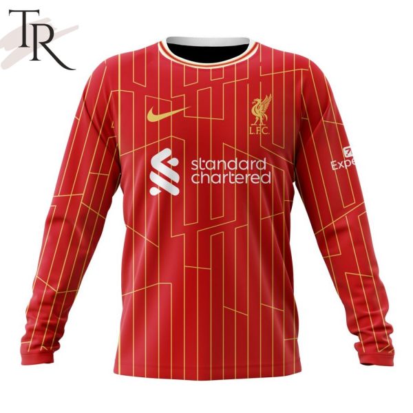 EPL Liverpool F.C Personalized Home Kits 2024-2025 Hoodie