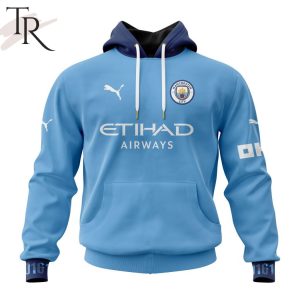 EPL Manchester City F.C Personalized Home Kits 2024-2025 Hoodie