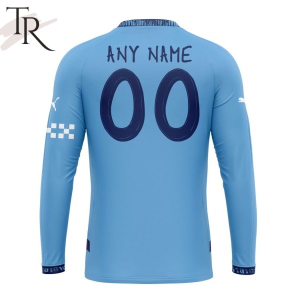 EPL Manchester City F.C Personalized Home Kits 2024-2025 Hoodie