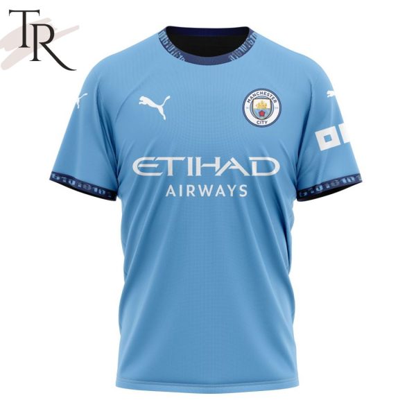 EPL Manchester City F.C Personalized Home Kits 2024-2025 Hoodie