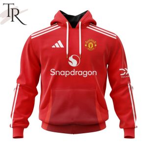 EPL Manchester United F.C Personalized Home Kits 2024-2025 Hoodie