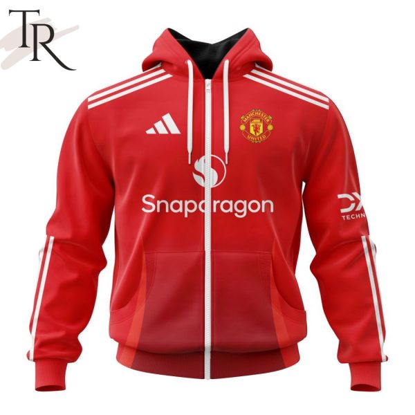 EPL Manchester United F.C Personalized Home Kits 2024-2025 Hoodie