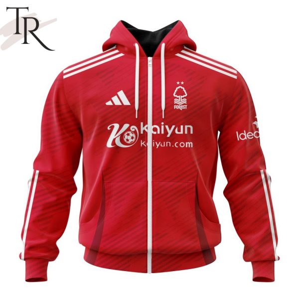 EPL Nottingham Forest F.C Personalized Home Kits 2024-2025 Hoodie