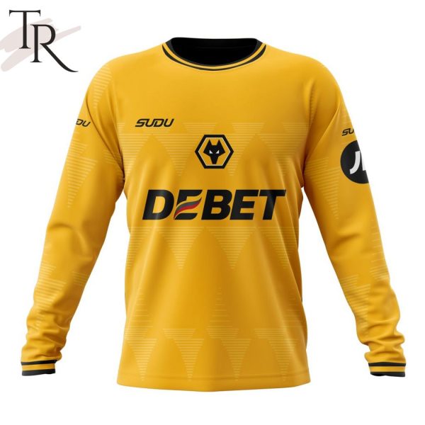 EPL Wolverhampton Wanderers F.C Personalized Home Kits 2024-2025 Hoodie