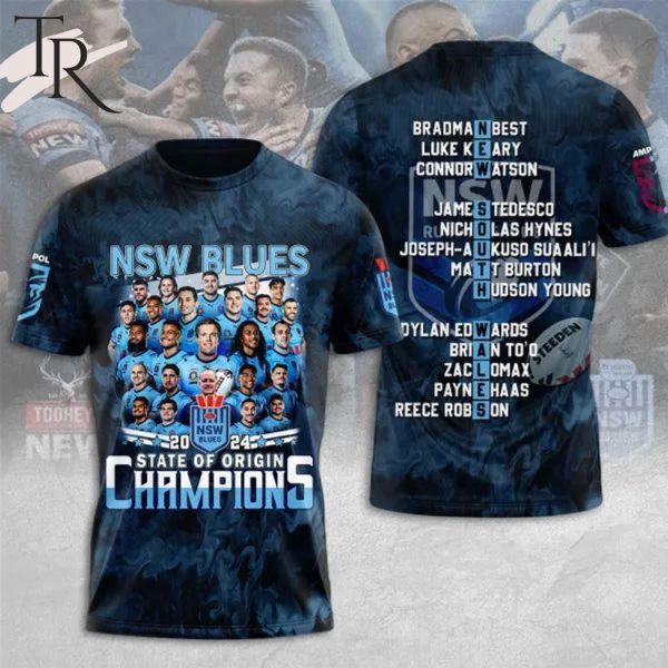 NSW Blues State Of Origin Special 2024 Champions Hoodie