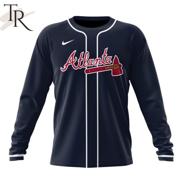 MLB Atlanta Braves Personalized Alternate Kits Hoodie