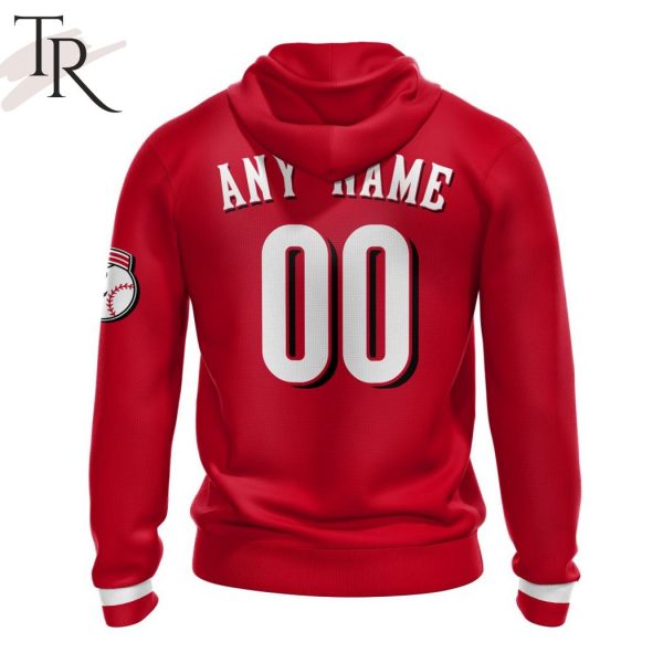 MLB Cincinnati Reds Personalized Alternate Kits Hoodie