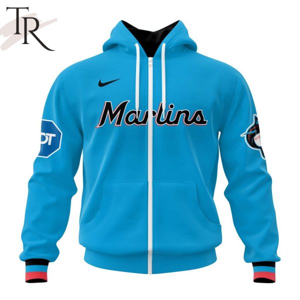 MLB Miami Marlins Personalized Alternate Kits Hoodie