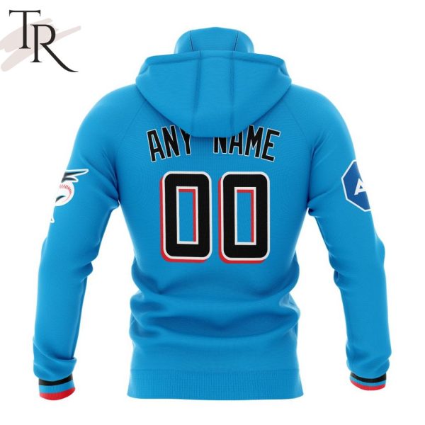 MLB Miami Marlins Personalized Alternate Kits Hoodie