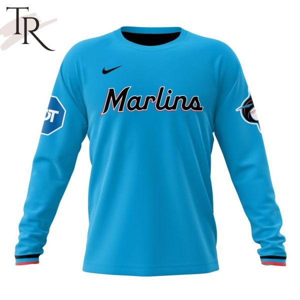 MLB Miami Marlins Personalized Alternate Kits Hoodie