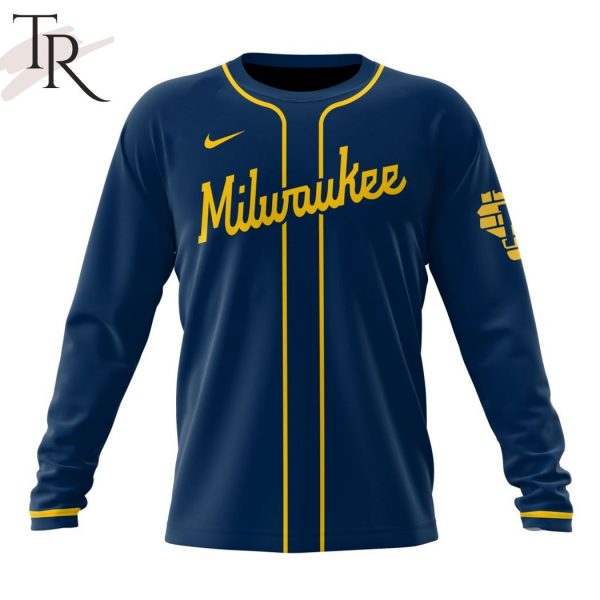 MLB Milwaukee Brewers Personalized Alternate Kits Hoodie