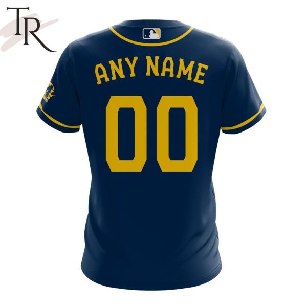 MLB Milwaukee Brewers Personalized Alternate Kits Hoodie