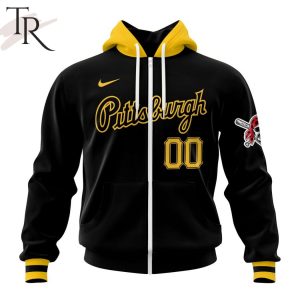 MLB Pittsburgh Pirates Personalized Alternate Kits Hoodie