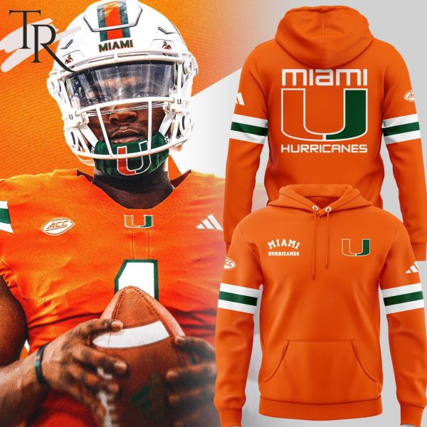 Miami Hurricanes New Version Orange Hoodie