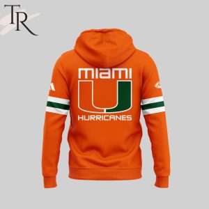 Miami Hurricanes New Version Orange Hoodie