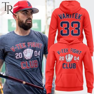 Boston Red Sox V-TEK FIGHT Hoodie – Red